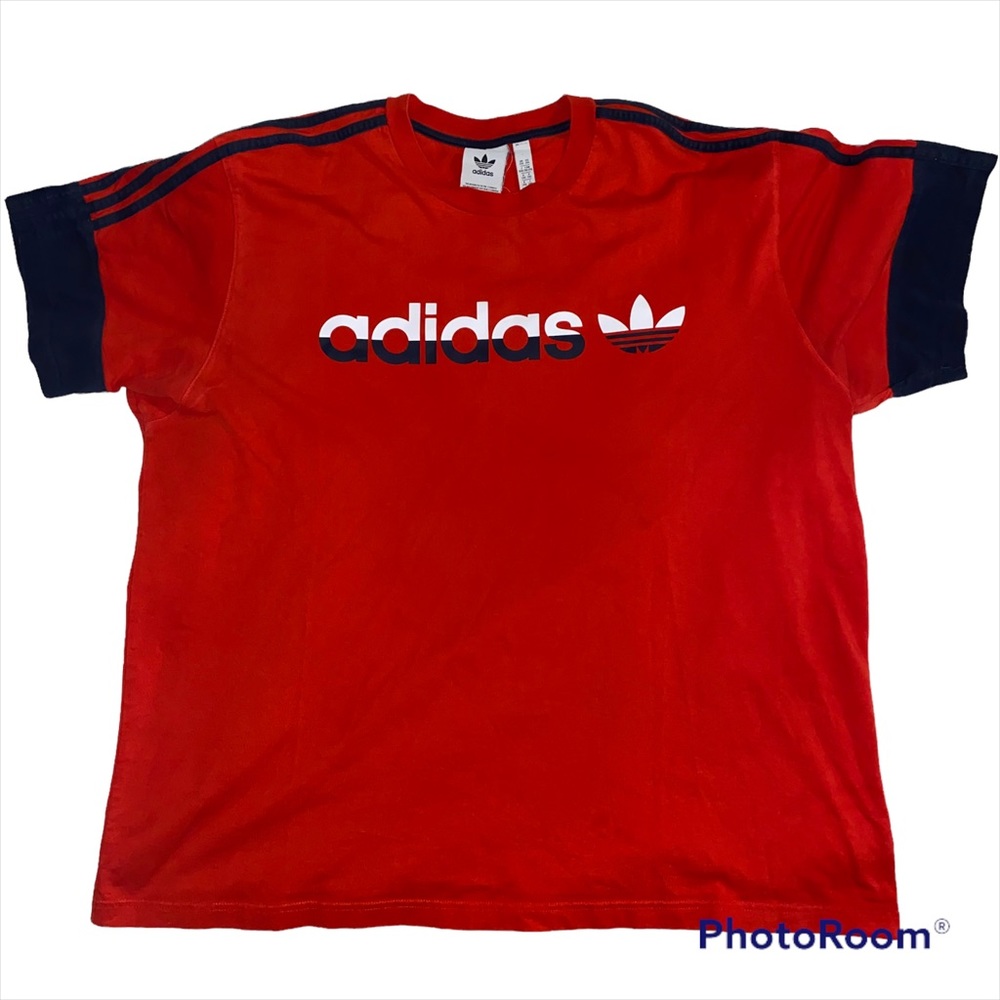 Vintage adidas trefoil t shirt xxl
